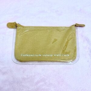 Rare Louis Vuitton Mustard Yellow Cream Pouch Bag